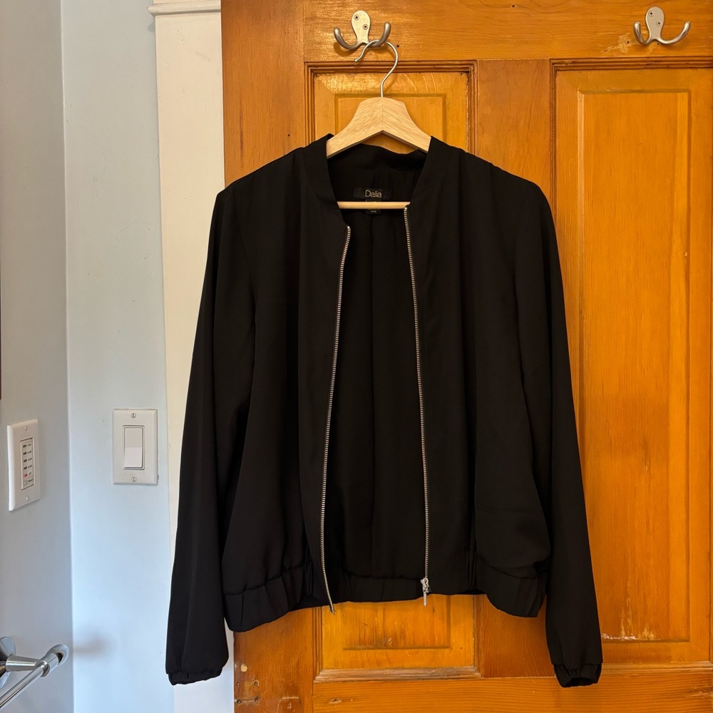 Black Bomber Jacket